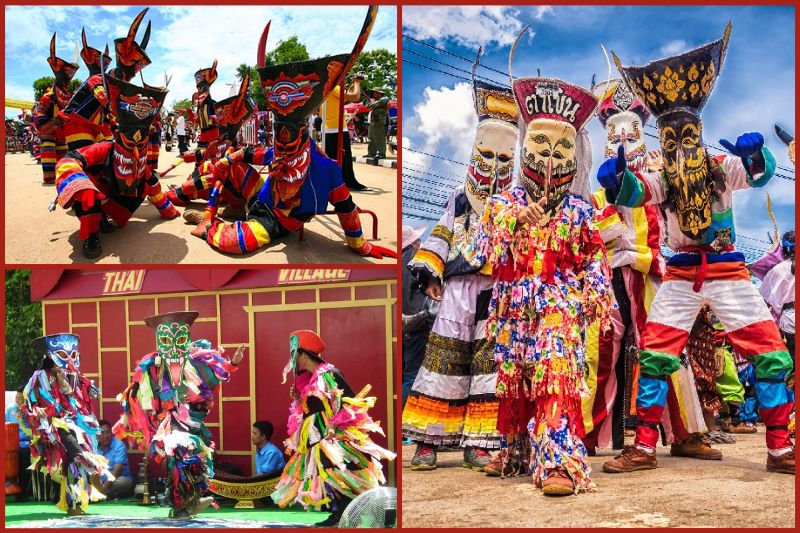 Phi Ta Khon Ghost Festival in Thailand